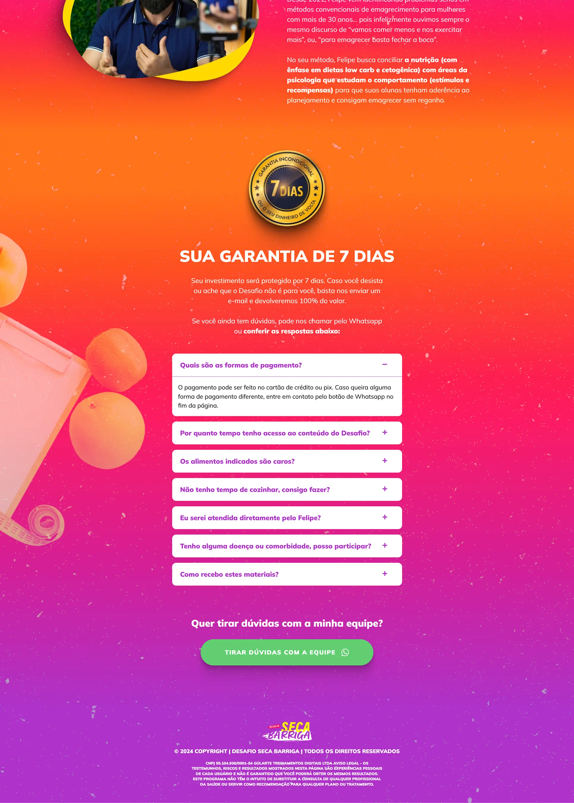 Visão geral do projeto Felipe Gularte — parte 5 de 5